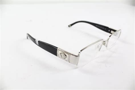 versace silver eyeglasses